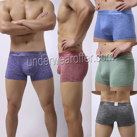 Men Athletic Supporter Underwear Aircraft Pants Boxer Briefs Lingerie Underpants