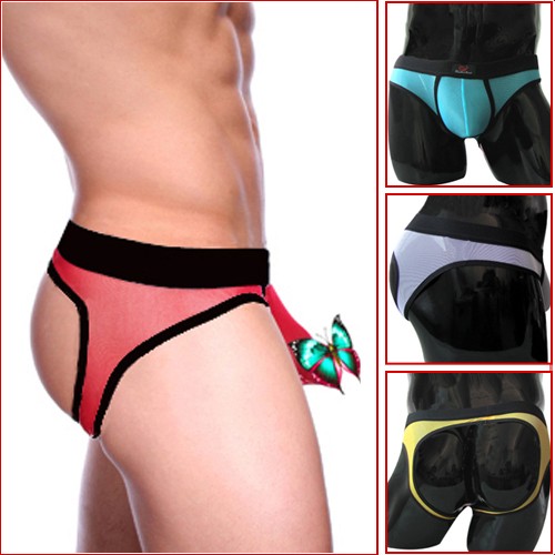 Sexy Men's See-Through Underwear Shorts Briefs  MU126