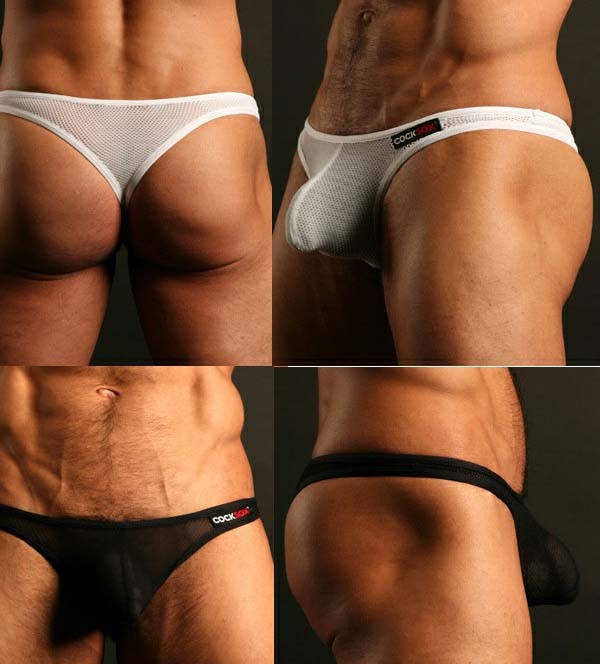 Men's See-Through Underwear briefs shorts  MU55