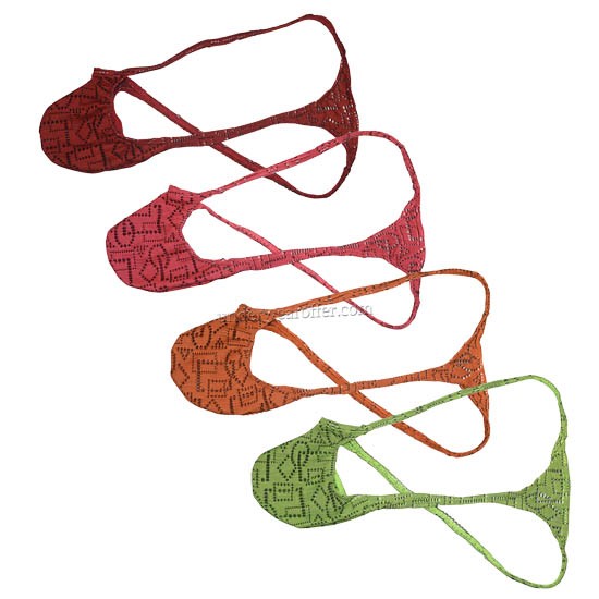 Sexy Men's Bikini Thong Underwear G-String Organdy Tangas Contour Pouch String T-back MU612