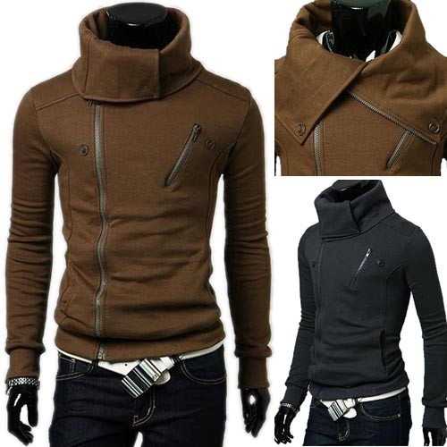Men’s Stylish Slim Fit Jackets Coats Hoody 4 Size 3 Color MU1034