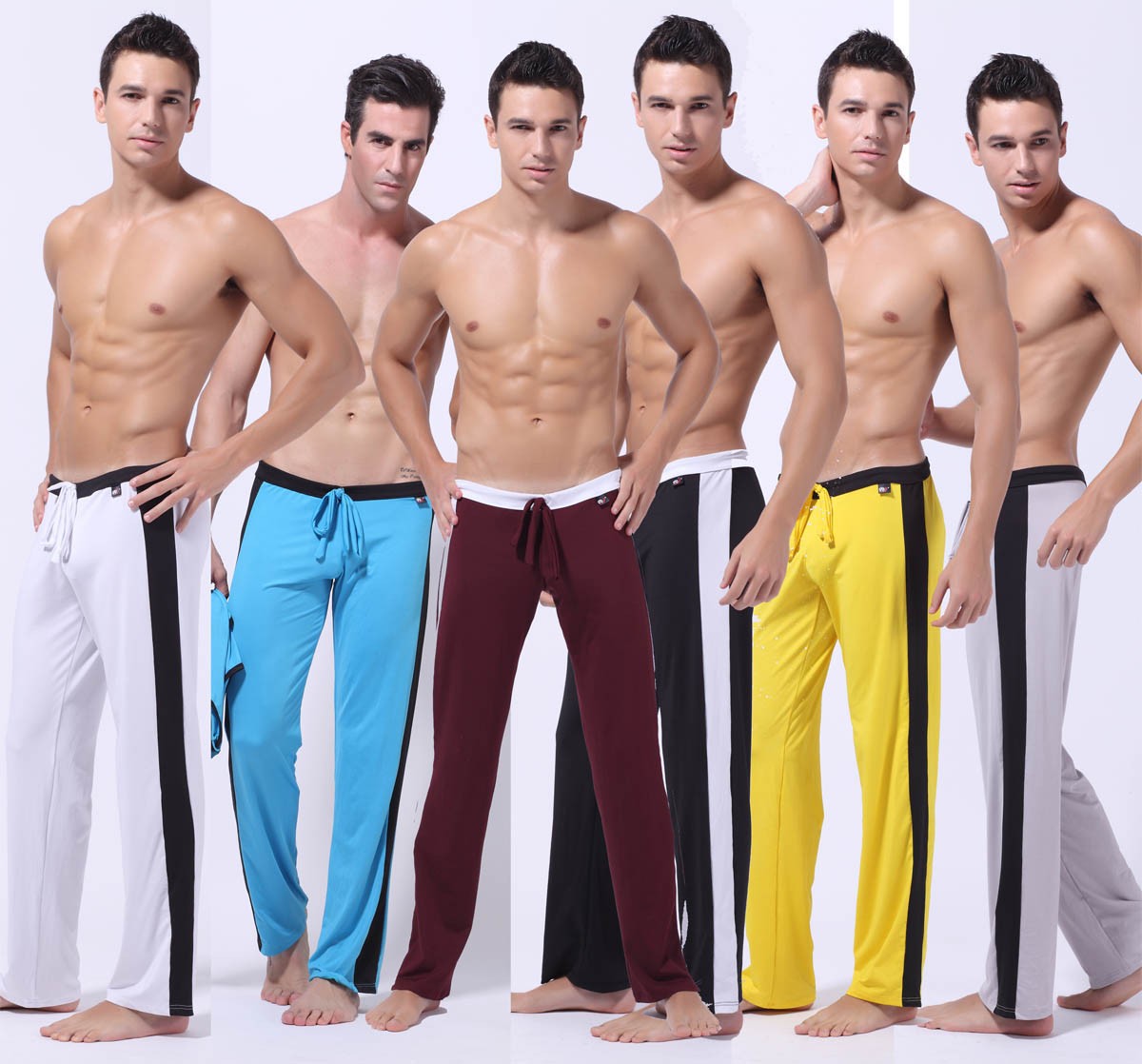 Men’s Comfortable Long Loungewear Pants 3 Size S M L Gym Casual Sports