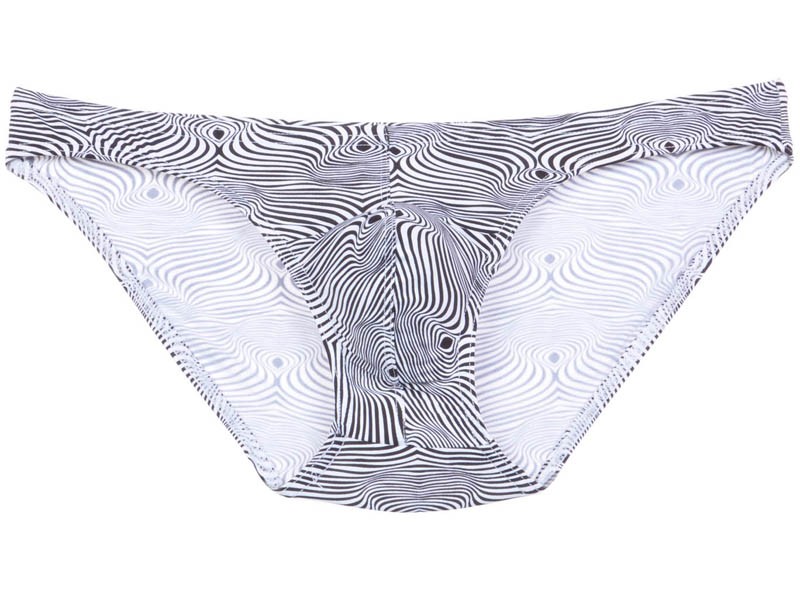 New Men Pouch Briefs Over Hips Back Comfy Printed Spandex Underwear MU204