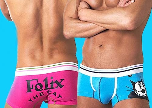 Felix the cat U-Briefs Sexy Men’s Cotton Underwear boxer brief shorts MU827 M L XL