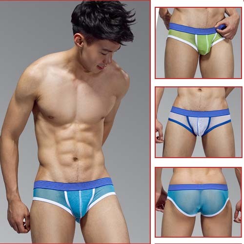 Sexy Men’s Little see-through Underwear Boxers Briefs Small MeshSize M L XL MU886