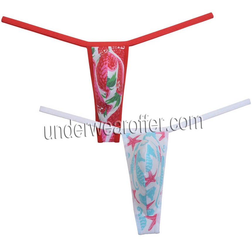 New Sexy Mens G-String Thong Male Spandex Bottoms Shorts Underwear Micro Cut T-back  MU58N