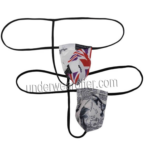 Sexy Extreme Micro T-back Trunk Lingerie Men G-string Thong Jockstrap Underwear  MU731