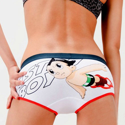 Cartoon Astroboy Women's Girls Underwear shorts KT01