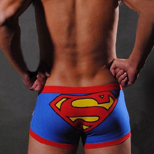 Mens Underwear Superman Boxer Under