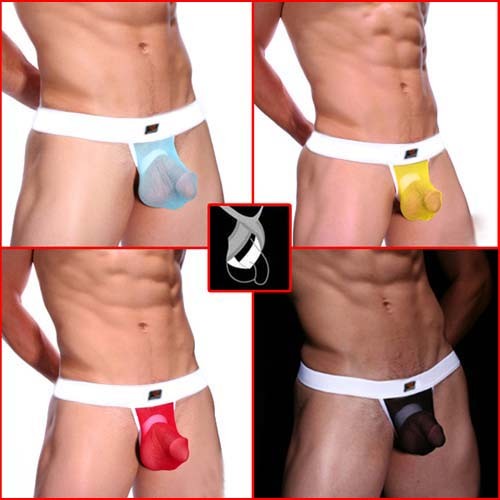 Sexy Mens See Through Underwear Thong Mu147