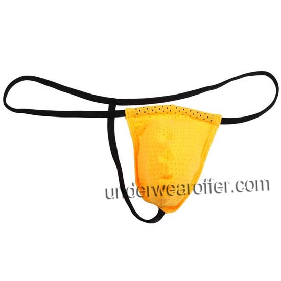 Mens Breath Holes Elastic String T-back Underwear Bikinis Thongs Mini G ...