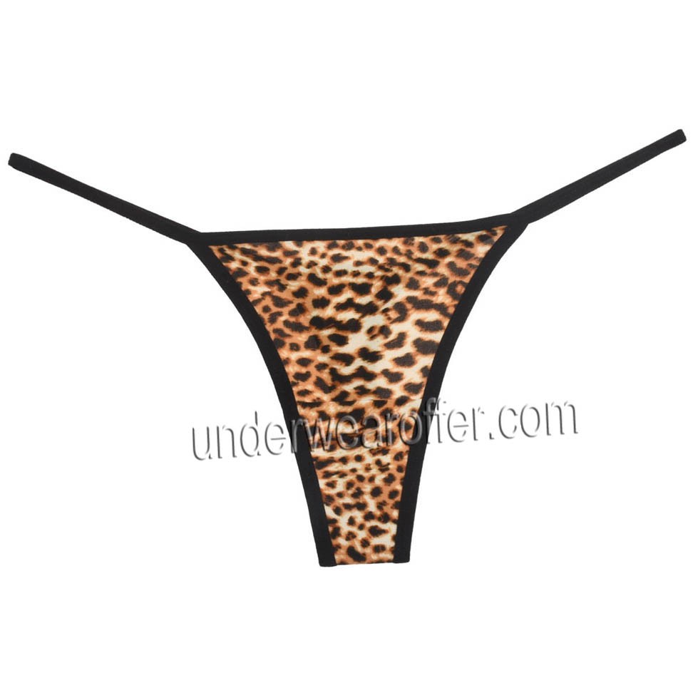 Sexy Women Leopard Brazilian Tangas Stretch Charm Soft Panties Lingerie ...