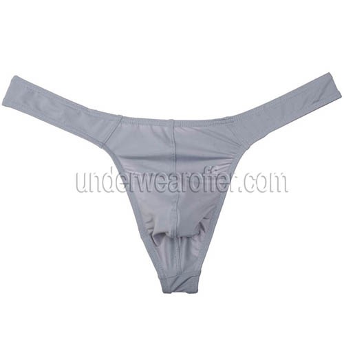 New Sexy Men's Thong Underwear Sexy Low Rise T-Back Under Panties Ice ...
