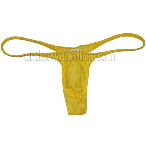 Sexy Brand New Men Micro Bulge Bikini Thong Underwear Solid Shiny ...