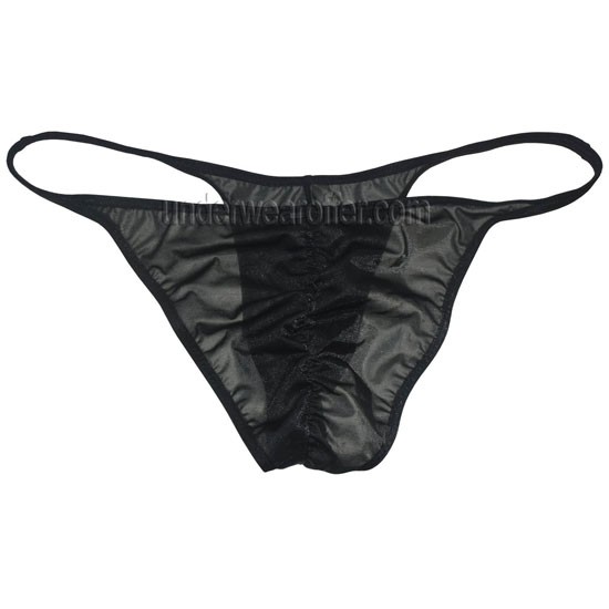 Sexy Men's Underwear Glass Yarn Bikini Briefs Sissy Sheer Cheeky Briefs ...