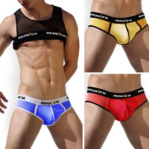 Sexy Men’s See-through Underwear Shorts Briefs MU252 