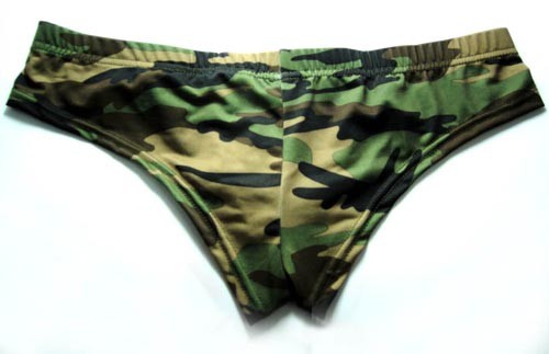 Men’s Low Rise U-Brief Camouflage Underwear Mini Boxer Brief Sexy ...