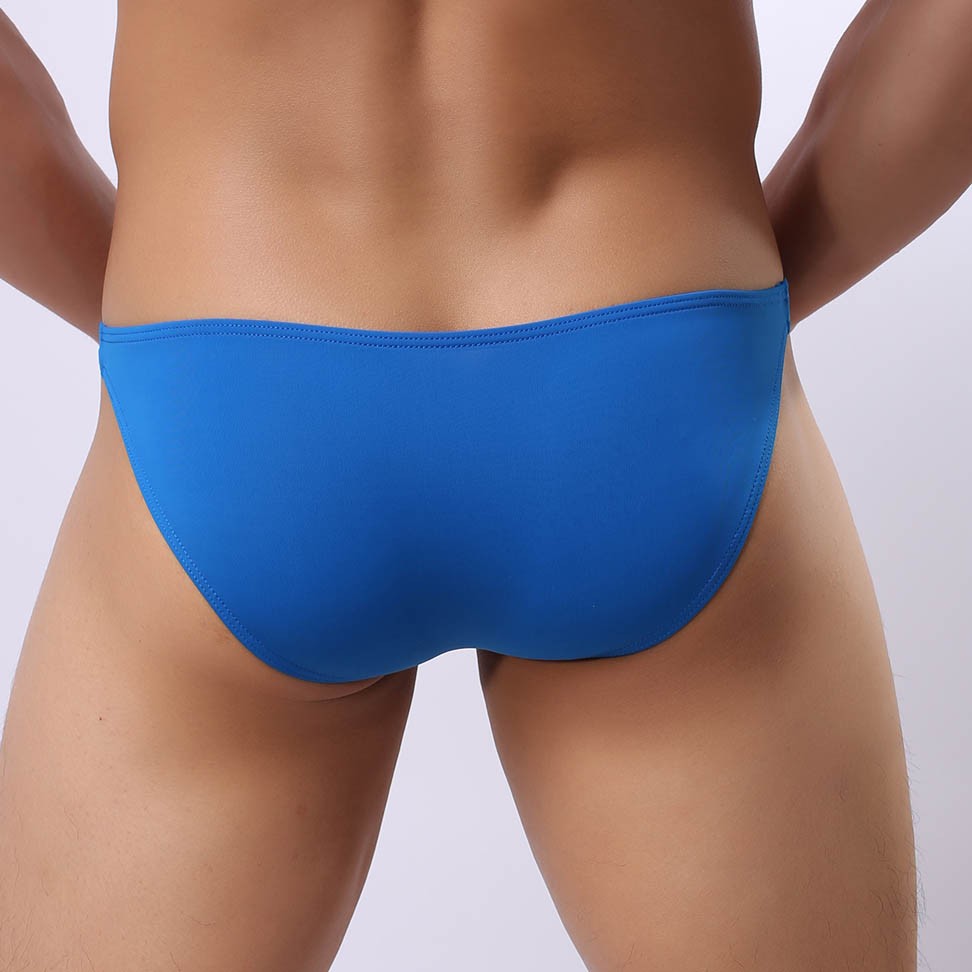 Sexy Men S Long Bulge Pouch Bikini Brief Underwear Smooth Sleeve Pouch Briefs Mu1957