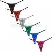 Sexy Underwear Micro Tanga Narrow Waist Short Men Mini String Bulge Thong M L XL MU2062