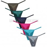 Sexy Men's Shiny String Side Enhancer Microkini Underwear Low Rise G-string Underpants MU2144