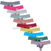 Men's Mini Cheeky Swimwear Solid Brazilian Bikini Briefs Surf Board Swim Trunks UN2294B