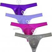 Sexy Mens Low-rice Swim Thong Gloss Beach Swimsuit Bikini Bathing Shiny Swimwear UN292