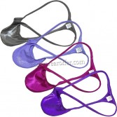 Men's Gloss Micro Bikini Thong Underwear String T-back Contour Pouch Underpants UN293