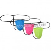 Men GYM Lingerie Panties G String Mini Bulge Pouch Adjustable Thongs Underwears
