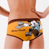Brown Mickey mouse Women's Girls Underwear  shorts  KT37
