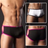 Mens See-Though Underwear boxer briefs shorts MU87
