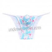 New  Men'S String Side Microkini Underwear Male Bathing Cheeky Briefs Enhancer Swimsuit MU54N