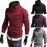 Men’s Stylish Slim Fit Hoodies Jacket Coats 4 Size 4 Color MU1016