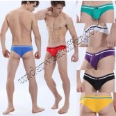 95% Cotton Men's Sexy Mini Boxer Brief Underwear Comfy Bulge Pouch Bikini Boxers  MU1831