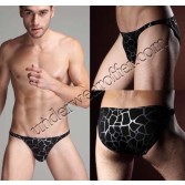 New wild men's sexy thigh-high split briefs moire underwear leopard boxer briefs 5 Sizes available MU1914