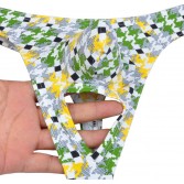 Novelty Men Pouch Thong Isolation Underwear Nuts Out String Spandex T-back Bikini Pants MUS203