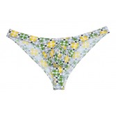 Men's Pouch Bikini Briefs Thong Bottom Brief Back Printed Spandex Underwear MUS206