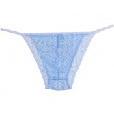 New Men's Lace Bikini Brief Underwear Pouch Briefs Diamond Jacquard Thong Trunks MU250X