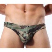 Sexy U-Brief Camouflage Men’s Bulge Pouch T-Back Underwear Thong Bikini MU331 M L XL
