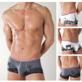 U-Briefs Sexy Men's Cotton Underwear boxer brief shorts MU807 S M L   