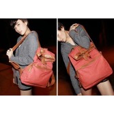 Girl Vintage Casual Canvas Backpack Travel Bags PU1201