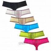 New Men Semi See-through Brazilian Bikini Male Comfy Pouch Boxer Thong Underwear  MU756