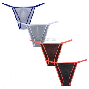 Sexy Men's Underwear String Side Bikini Briefs Underpants Open Side Shorts Bottoms Male Lingerie MU2152