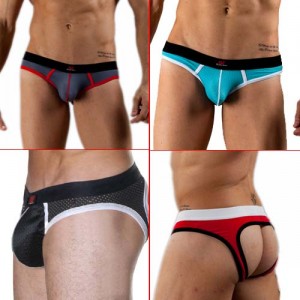 Men's Underwear Hole brief shorts  MU104