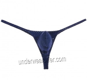 Men's Pouch Thong Enhance Bulge T-back Breath Holes Thongs Mini Bikinis Elastic Underwear Male G-String MU965