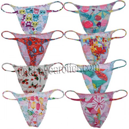 Sexy Men Cheeky Shorts Underwear Micro Hip Briefs String-rib Trunks Brazilian Bikini  MU59N